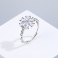 Ready to Ship High Quality Silver Jewelry Wedding Rings Adjustable Ring for Women